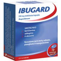 ibugard - IBUGARD, 200mg, minkštosios kapsulės, N10 - 1 nuotrauka