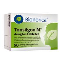 kvepavimo taku - Tonsilgon N, dengtos tabletės, N50 - 1 nuotrauka