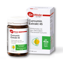 dr.wolz -  DR. WOLZ CURCUMIN EXTRACT 45, 90 kapsulių - 2 nuotrauka