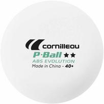balti kamuoliukai - Cornilleau P-BALL 2*, balti (6 vnt.) - 1 nuotrauka