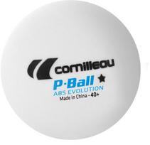 stalo teniso kamuoliukai - Cornilleau P-BALL 1*, balti (6 vnt.) - 1 nuotrauka