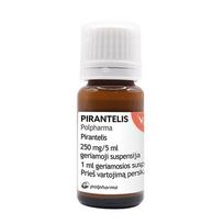geriamas - PIRANTELIS Medana, 250mg/5ml, 15 ml, geriamoji suspensija, N1 - 2 nuotrauka