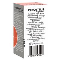 geriamas - PIRANTELIS Medana, 250mg/5ml, 15 ml, geriamoji suspensija, N1 - 3 nuotrauka