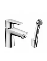 hansgrohe bide duselis maisytuvas - Maišytuvas praustuvui su bide dušeliu Hansgrohe Talis E - 1 nuotrauka
