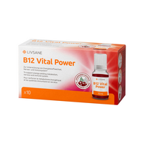 b vitamino - Livsane B12 Vital Power geriamasis tirpalas 10 ml, N10 - 1 nuotrauka