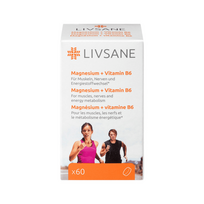 vitaminas magnis b6 - Livsane Magnis + Vitaminas B6 tabletės N60 - 1 nuotrauka