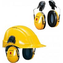 3m peltor - Apsauginės ausinės 3M Peltor Optime, tvirtinamos prie šalmo, geltona - 1 nuotrauka