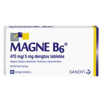 Pirkti  MAGNE B6, 470 mg/5 mg, dengtos tabletės, N60 - Photo 1