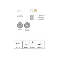 elastinis tvarstis, - Diržas nėščiosioms Gerda 9806 universalus palaikomasis medicininis elastinis, Nr.2 S dydis, baltos spalvos - 2 nuotrauka