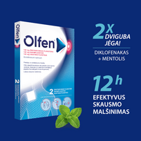 140 - OLFEN, 140 mg, vaistinis pleistras, N2 - 2 nuotrauka
