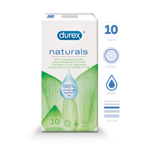 prezervatyvai durex -  DUREX prezervatyvai NATURALS, 10 vnt. - 1 nuotrauka