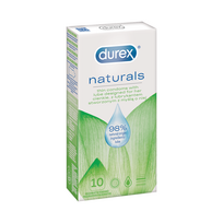 prezervatyvai durex -  DUREX prezervatyvai NATURALS, 10 vnt. - 3 nuotrauka