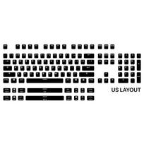 white gaming keyboard - Gembird Gaming Set Keyboard US + Mouse - 7 nuotrauka