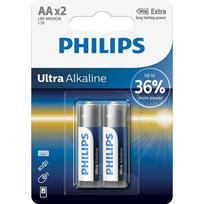 ultra alkaline - Philips Ultra Alkaline AA 2x - 2 nuotrauka