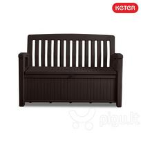 Suoliukas Keter Patio 227l, rudas, 138.6 cm x 64 cm x 88 cm