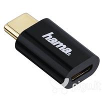type c adapter plug - Hama Adapter USB-C / Micro USB 2.0 Black - 3 nuotrauka