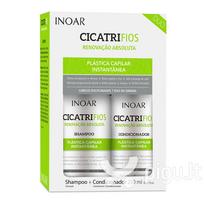 inoar - Plauko struktūrą atkuriantis priemonių rinkinys INOAR CicatriFios Duo Kit 2x250ml - 3 nuotrauka