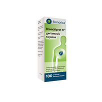 geriamas - Bronchipret TI, 150mg+15mg/g, 100 ml ir dozavimo taurelė, Geriamasis tirpalas, N1 - 3 nuotrauka