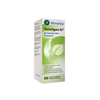 geriamas - Tonsilgon N, 50 ml, geriamieji lašai, tirpalas, N1 - 3 nuotrauka