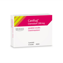 maksties ovules - Canifug Cremolum, 200mg, makšties žvakutės, N3 - 3 nuotrauka