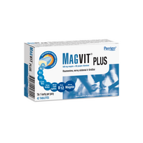 vitaminas magnis b6 - MAGVIT PLUS, 42 Tabletės - 2 nuotrauka