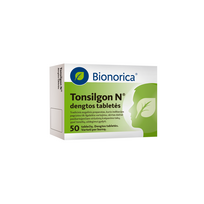 kvepavimo taku - Tonsilgon N, dengtos tabletės, N50 - 3 nuotrauka