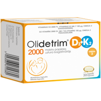 d3 k2 - OLIDETRIM® OMEGA 2000 D3 + K2, 30 minkštų kapsulių - 5 nuotrauka