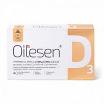 vitamin d3 kaps -  OILESEN VITAMINAS D3 su juodųjų ikrų aliejumi, 40 kapsulių - 3 nuotrauka
