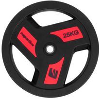 diskai svoriu - Guma padengtas svoris 30mm inSPORTline Herk 25kg - 3 nuotrauka