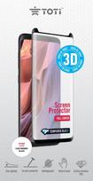 iphone 7 apsauginis stiklas - Ekrano plėvelė TOTI 3D iPhone 7/8/SE stiklas, juoda - 2 nuotrauka