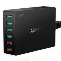charger pakrovejas - Aukey  PA-T11 6 x USB-A, 60 W - 2 nuotrauka