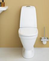 soft close - Pastatomas unitazas Gustavsberg Nautic 1510, Soft close dangtis - 5 nuotrauka