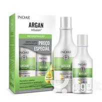 inoar - Rinkinys silpniems ir trapiems plaukams INOAR Argan Infusion Reconstruction Duo Kit 500ml+250ml - 3 nuotrauka