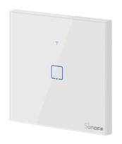 smart jungiklis - Išmanusis liečiamas sieninis jungiklis Sonoff T0EU1C-TX, 480W, 230VAC - 1 nuotrauka