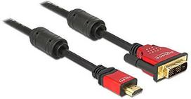 hdmi to dvi d cable - Delock High Speed HDMI to DVI-D Cable 3m Black - 1 nuotrauka