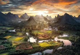 puzzle 2000 - Dėlionė Clementoni View Of China 32564, 2000 vnt. - 2 nuotrauka