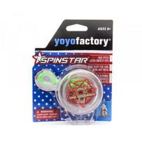 skaidrus zaisliukai - YoYo Spinstar LED, raudonai šviečiantis - 1 nuotrauka