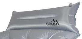 savaime pripuciamas ciuzinys - Stovyklavimo kilimėlis Cattara Self-inflatable Midnight, sidabro, 1800x660 mm - 5 nuotrauka
