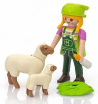 kasos aparatai - PLAYMOBIL Ūkininkė su avytėmis, 9356 - 3 nuotrauka