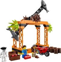 lego motociklas - LEGO City Ryklio užpuolimo kaskadininkų iššūkis 60342 - 4 nuotrauka