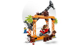 lego motociklas - LEGO City Ryklio užpuolimo kaskadininkų iššūkis 60342 - 6 nuotrauka