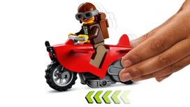 lego motociklas - LEGO City Ryklio užpuolimo kaskadininkų iššūkis 60342 - 7 nuotrauka