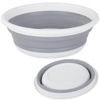 silikoninis dubuo - Dubuo VRK2527, 9 l, balta/pilka - 1 nuotrauka