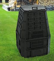komposto deze prosperplast - Plastikinė komposto dėžė EVOGREEN, juodos sp., 850 l, 90 x 91 x 134,5 cm - 2 nuotrauka