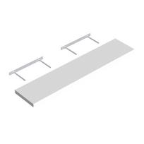 pakabinamos lentynos - Lentyna Velano FS 118/24 BI,  1180 x 38 x 235 mm - 1 nuotrauka