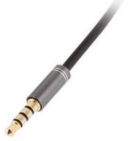 ps4 cable - Natec Cable Jack 3.5 to Jack 3.5 x2 Black 0.2m - 4 nuotrauka