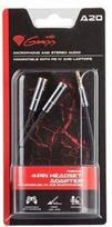 ps4 cable - Natec Cable Jack 3.5 to Jack 3.5 x2 Black 0.2m - 5 nuotrauka