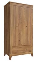 Black Red White Bergen Wardrobe 102x202cm Sibiu Larch