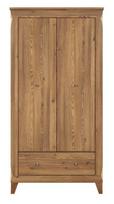 maumedziui - Black Red White Bergen Wardrobe 102x202cm Sibiu Larch - 2 nuotrauka