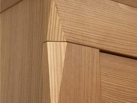 maumedziui - Black Red White Bergen Wardrobe 102x202cm Sibiu Larch - 6 nuotrauka